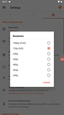AZ Screen Recorder android App screenshot 1